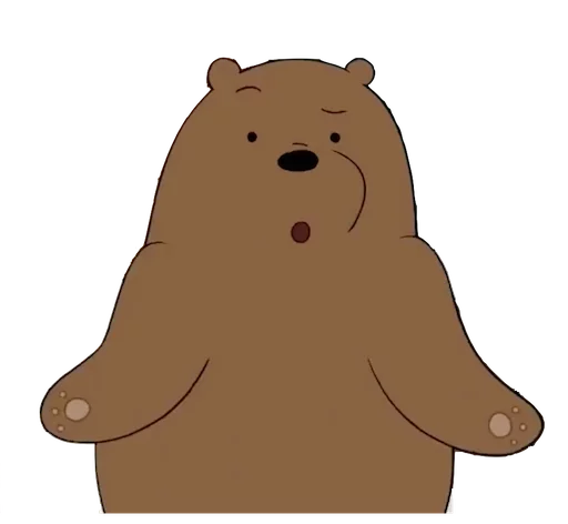 🤷‍♀️ Стикер «WeBareBears» для Telegram