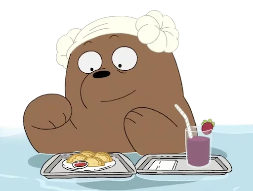 💆 Стикер «WeBareBears» для Telegram