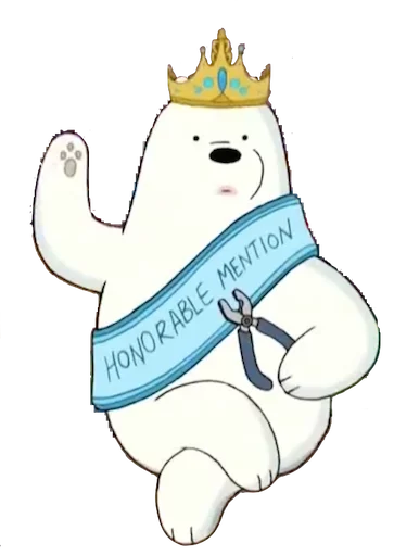 👑 Стикер «WeBareBears» для Telegram