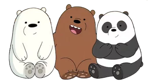 👶 Стикер «WeBareBears» для Telegram