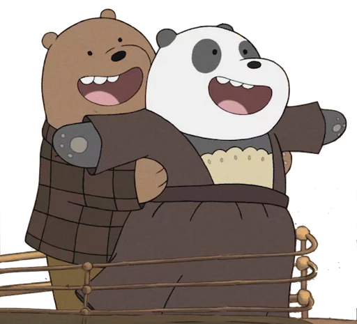 🚢 Стикер «WeBareBears» для Telegram