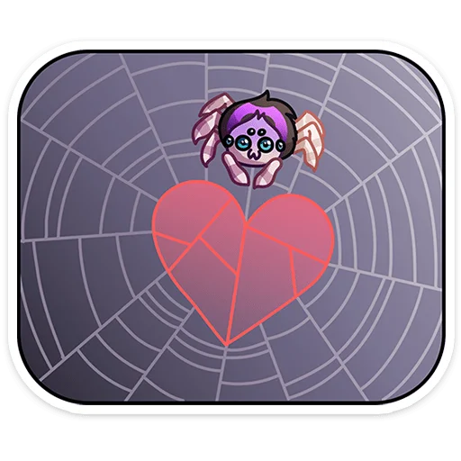 🕷️ Стикер «Вебстер» для Telegram