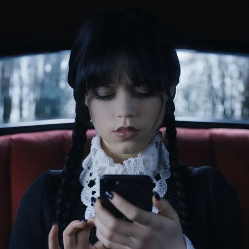 📼 Стикер «Wednesday Addams» для Telegram