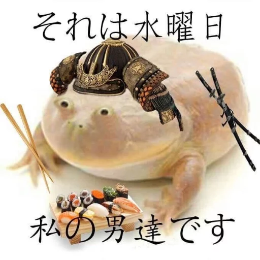 🇯🇵 Стикер «Wednesday My Dudes» для Telegram