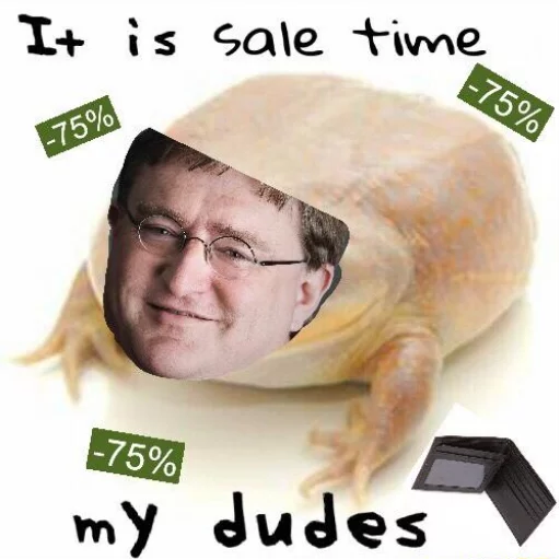 🤑 Стикер «Wednesday My Dudes» для Telegram