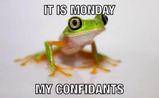 🌕 Стикер «Wednesday My Dudes» для Telegram