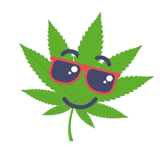 😎 Стикер «WEED» для Telegram