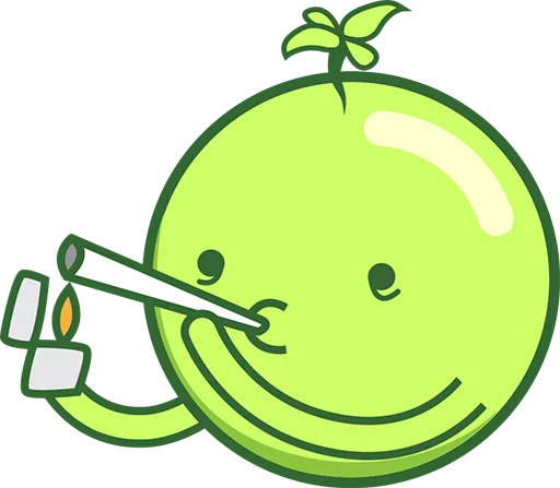 Стикерпак weed для Telegram — скачать