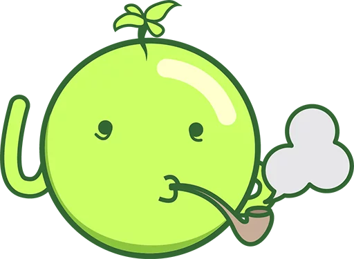🌿 Стикер «weed» для Telegram