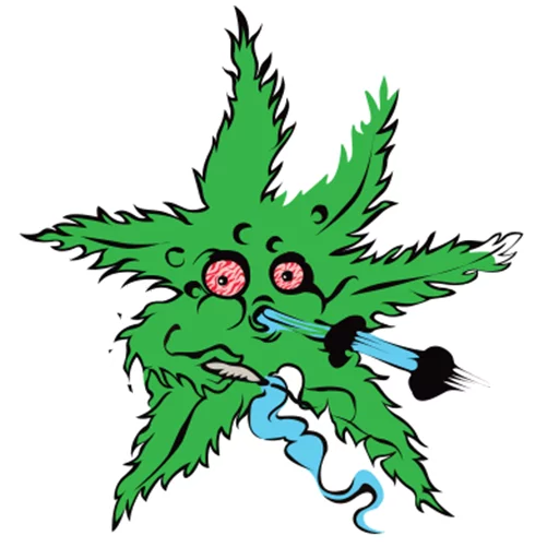 🌿 Стикер «weed» для Telegram