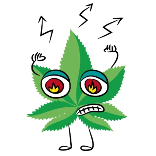 🌿 Стикер «weed» для Telegram