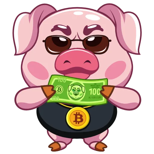 🤑 Эмодзи «Wellfed Pig» для Telegram