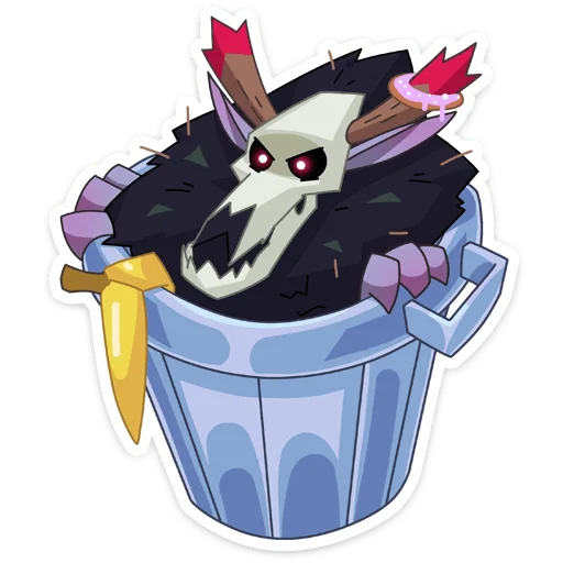 🗑 Стикер «Вендиго» для Telegram