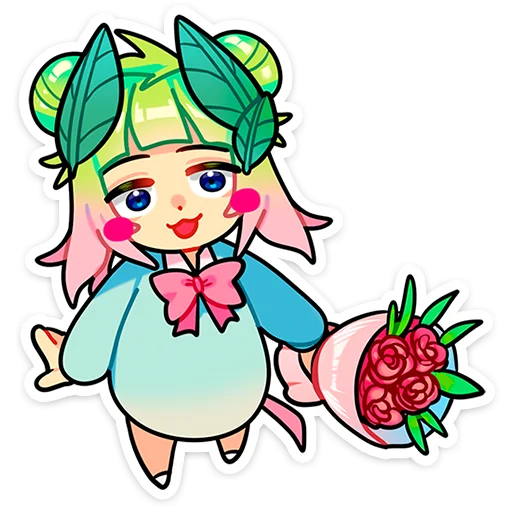 🌷 Стикер «Весли без надписей» для Telegram