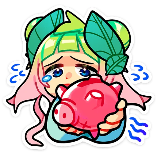 😭 Стикер «Весли без надписей» для Telegram