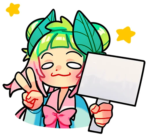 👍 Стикер «Весли без надписей» для Telegram