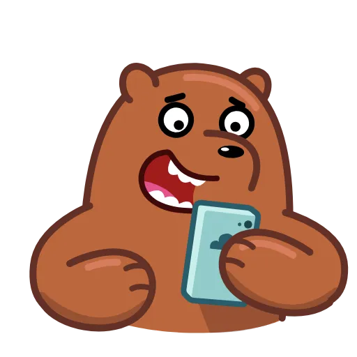 Стикерпак Three Bears для Telegram — скачать