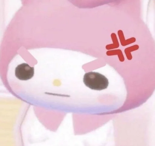 😠 Стикер «I love my Melody» для Telegram
