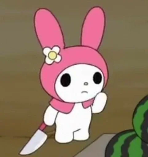 🔪 Стикер «I love my Melody» для Telegram