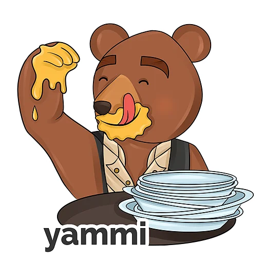 😋 Стикер «Where to eat in Berlin» для Telegram