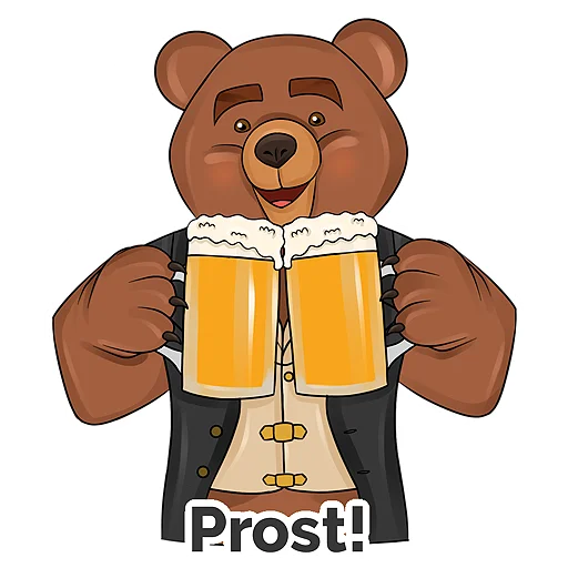 🍻 Стикер «Where to eat in Berlin» для Telegram