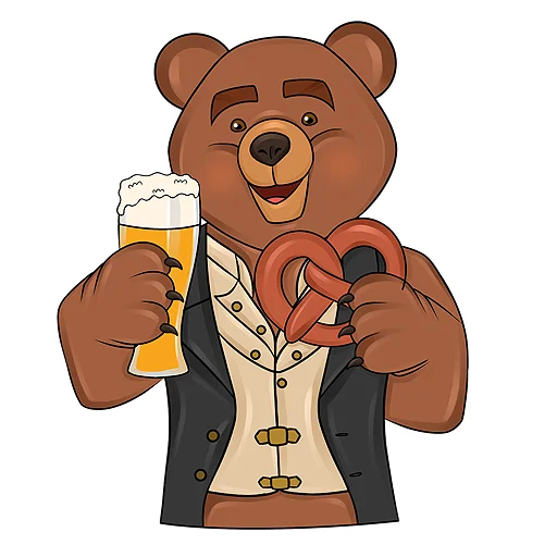 🍺 Стикер «Where to eat in Berlin» для Telegram