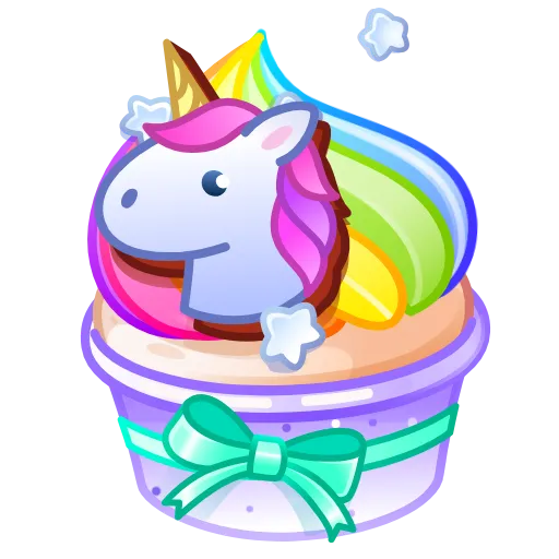 💎 Стикер «Whip Cupcake» для Telegram