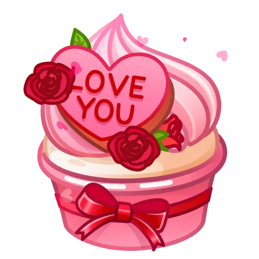 💎 Стикер «Whip Cupcake» для Telegram