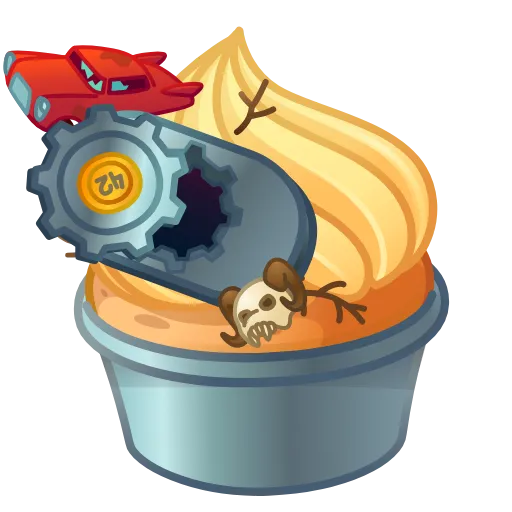 💎 Стикер «Whip Cupcake» для Telegram
