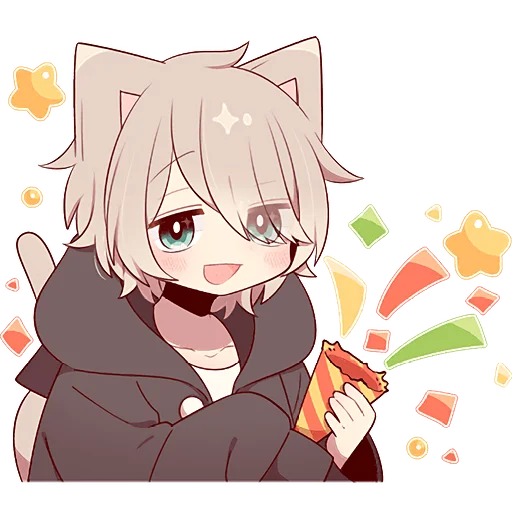 🥳 Стикер «Коричневый котенок 2» для Telegram