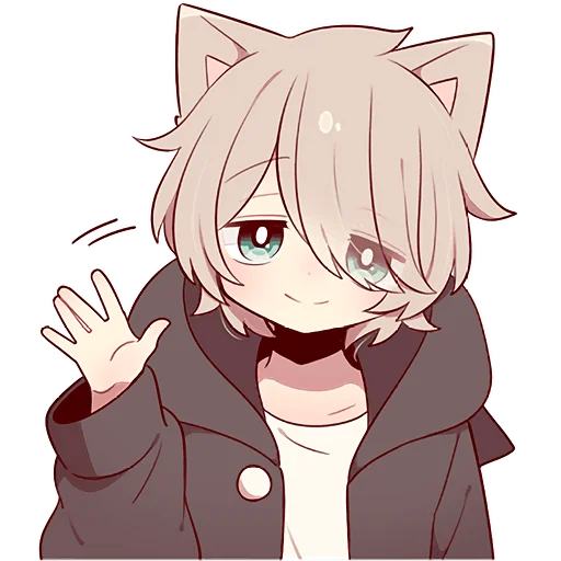 👋 Стикер «Коричневый котенок 2» для Telegram