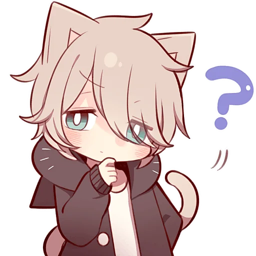 🤔 Стикер «Коричневый котенок» для Telegram