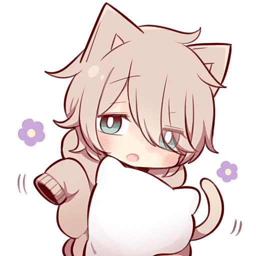 😴 Стикер «Коричневый котенок» для Telegram