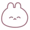 🐰 Эмодзи «𓆩ㅤ ㅤ» для Telegram