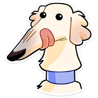🤩 Стикер «Белый» для Telegram