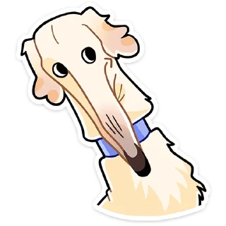 😳 Стикер «Белый» для Telegram
