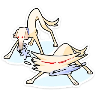 🫨 Стикер «Белый» для Telegram
