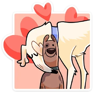 🥰 Стикер «Белый» для Telegram