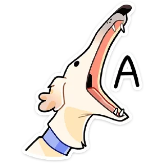 😮 Стикер «Белый» для Telegram
