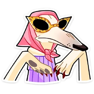 🐶 Стикер «Белый» для Telegram