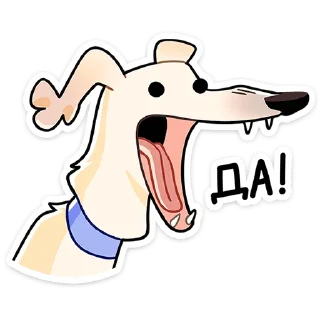 🤩 Стикер «Белый» для Telegram