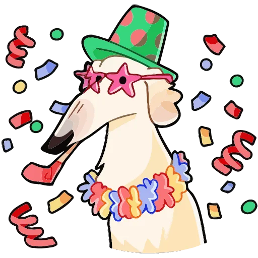 🥳 Эмодзи «Белый» для Telegram