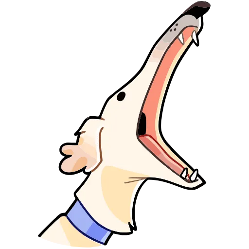 😮 Эмодзи «Белый» для Telegram