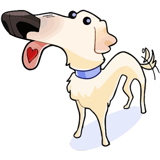 👅 Эмодзи «Белый» для Telegram