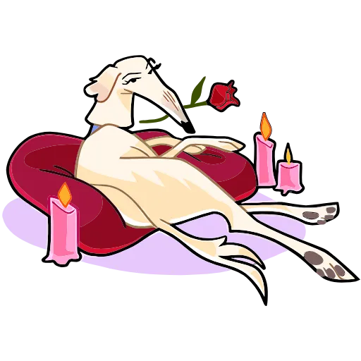 🤩 Эмодзи «Белый Борзый» для Telegram