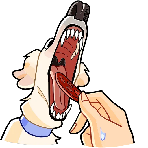 🤩 Эмодзи «Белый Борзый» для Telegram