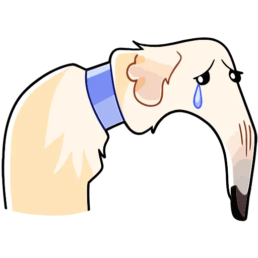 🤩 Эмодзи «Белый Борзый» для Telegram