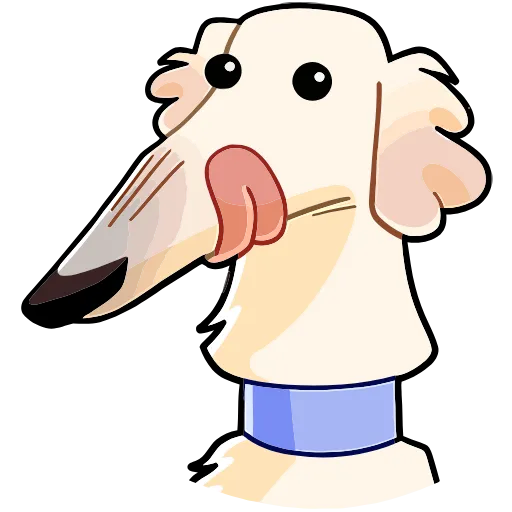 🤩 Эмодзи «Белый Борзый» для Telegram