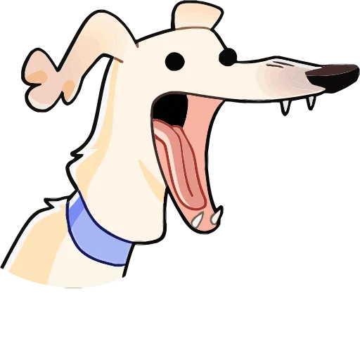 🤩 Эмодзи «Белый Борзый» для Telegram