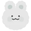 🐰 Эмодзи «White emoji kwii» для Telegram